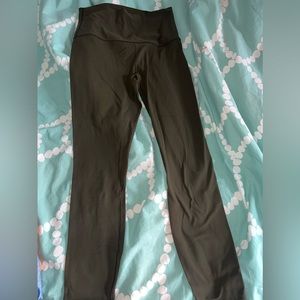 Army green lululemon align 25 inch